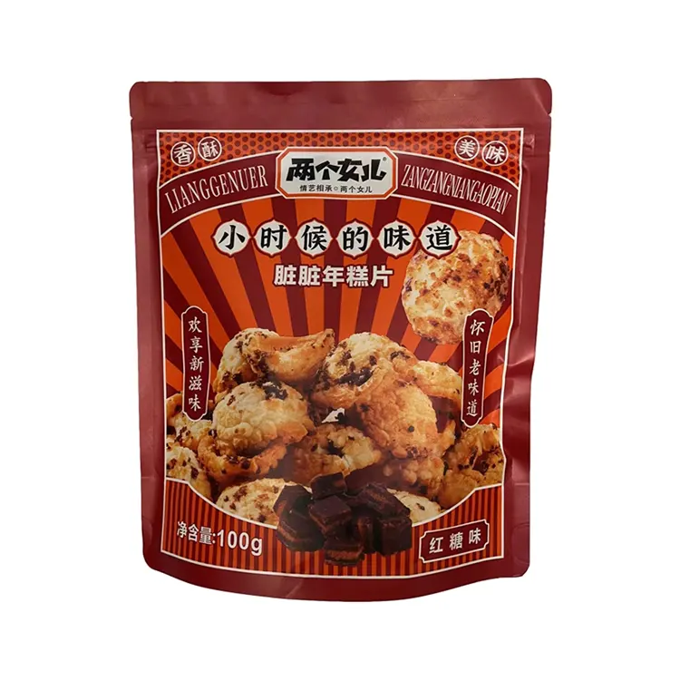 Fette di cracker di riso aromatizzati allo zucchero di canna da 100 g