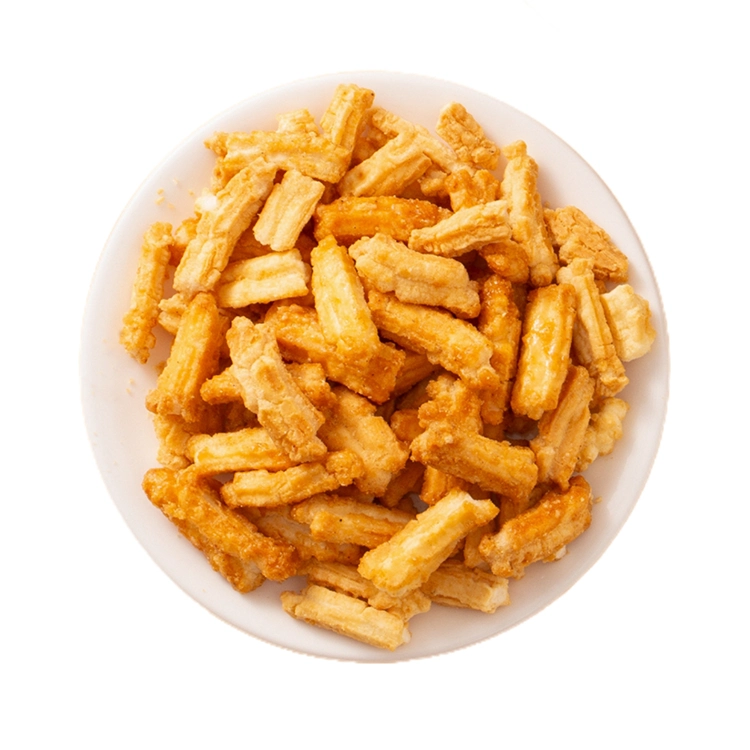 Strisce di cracker di riso aromatizzati al tuorlo d'uovo alla senape da 2,5 kg