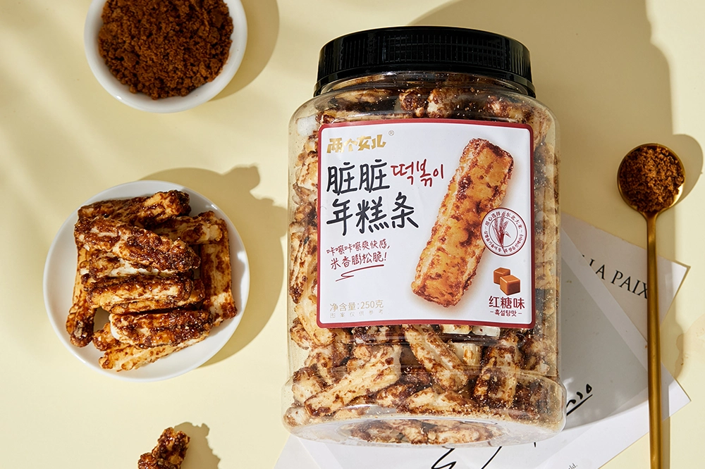 Sweet New Era, strisce di cracker di riso aromatizzati allo zucchero di canna Scioccante!