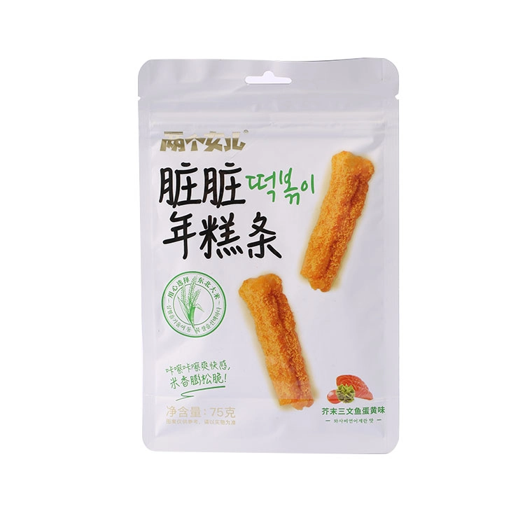 Strisce di cracker di riso aromatizzati al tuorlo d'uovo alla senape da 75 g